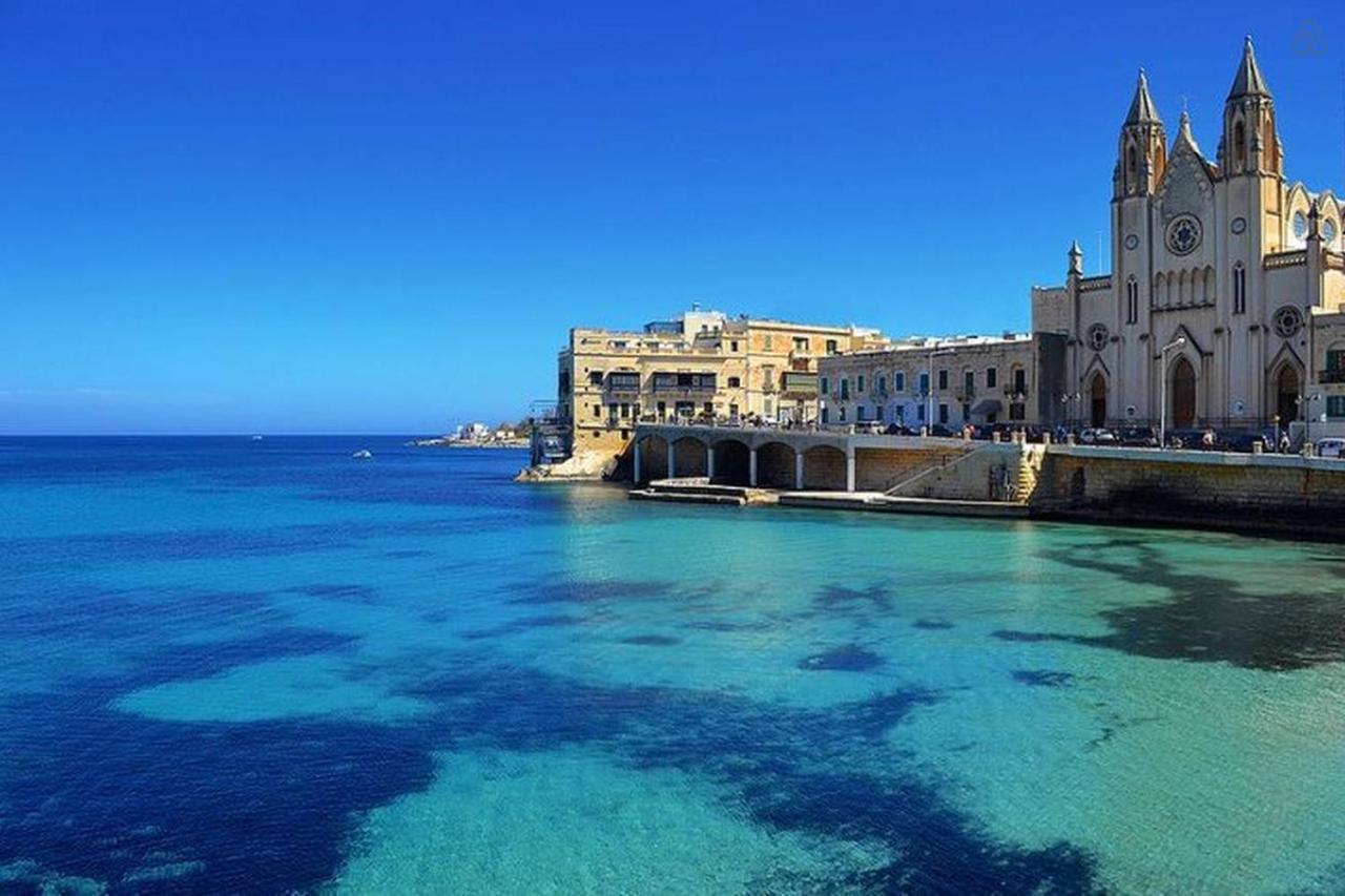 Idyllic Apartment Steps From The Promenade Sliema Exterior foto
