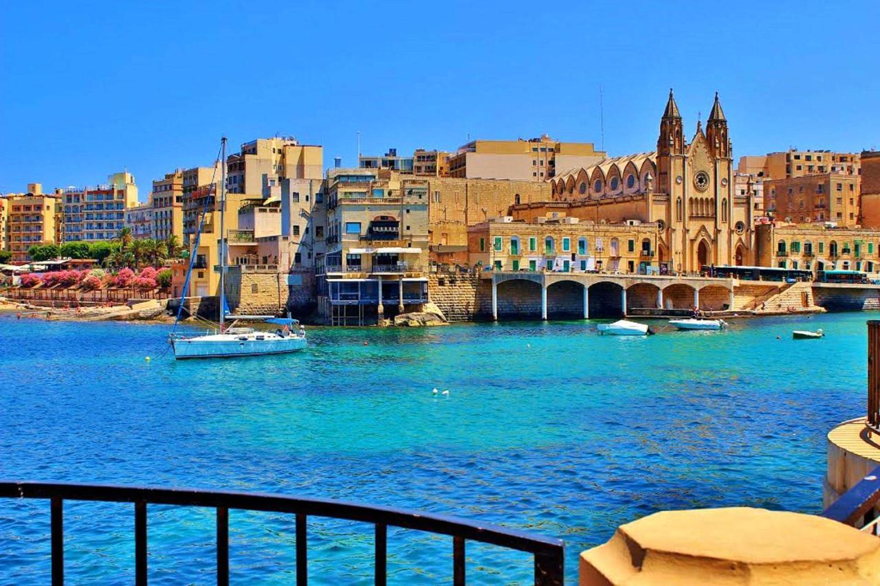 Idyllic Apartment Steps From The Promenade Sliema Exterior foto